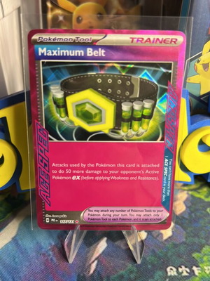 Maximum Belt Ace Spec Pre Pokemon card new