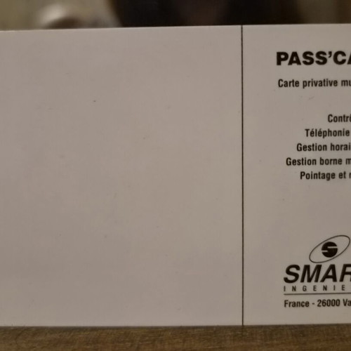 Pass card Smart Ingenierie like new with Statue of Liberty design