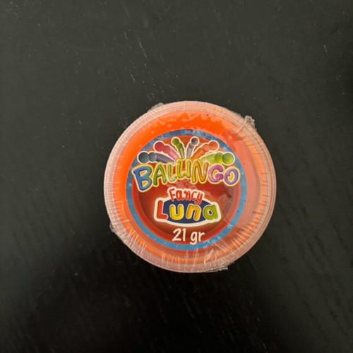 Ballingo Fancy Luna orange modeling clay jar new