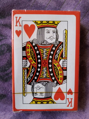 Playing cards new in sealed pack with 54 cards