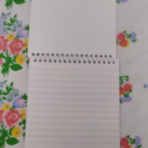 Pack of 2 note pads, 17x12 cm, 48 sheets