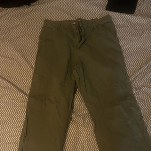 Carhartt Wip green cargo pants, size L 40 12