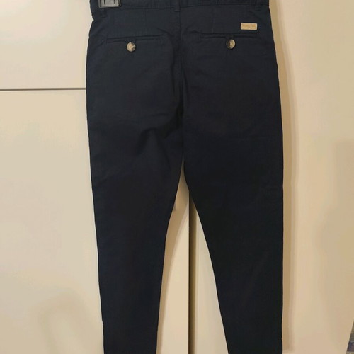 Massimo Dutti blue fabric pants like new for 9-10 years old