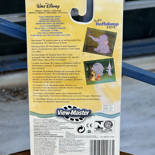 Disney View-Master Winnie the Pooh Heffalump Movie 3 Reels