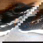 Αθλητικά μαύρα 39-40 sneakers με λαστιχένια σόλα