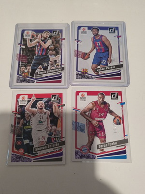 Κάρτες Euroleague Donruss 2024 πακέτο 4 αριθμημένες /249 καινούργιο