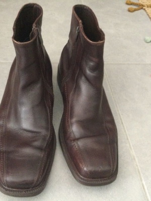Boxer men's boots used, brown, size 45