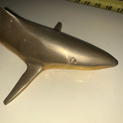 Brass shark vintage decorative new