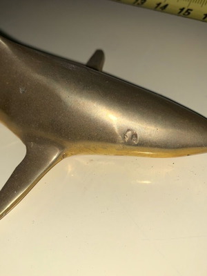 Brass shark vintage decorative new