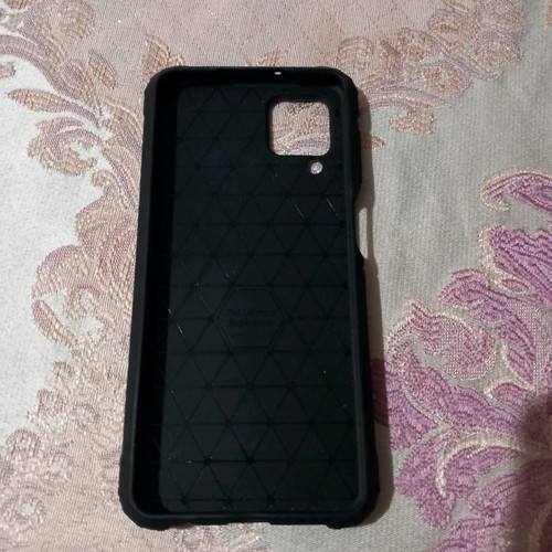 Samsung Galaxy A12 hybrid phone case new, shockproof black