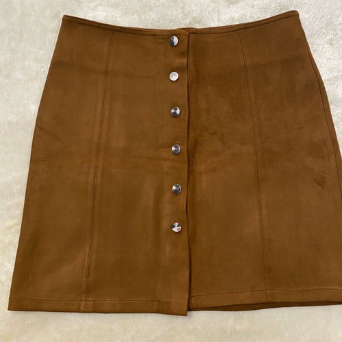 Women's short tan skirt new size L 40 12