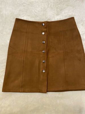 Women's short tan skirt new size L 40 12