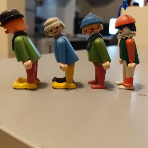 Playmobil clown collection used with defective figure