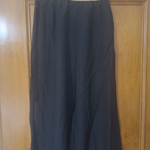 Women's zip culottes black one size new