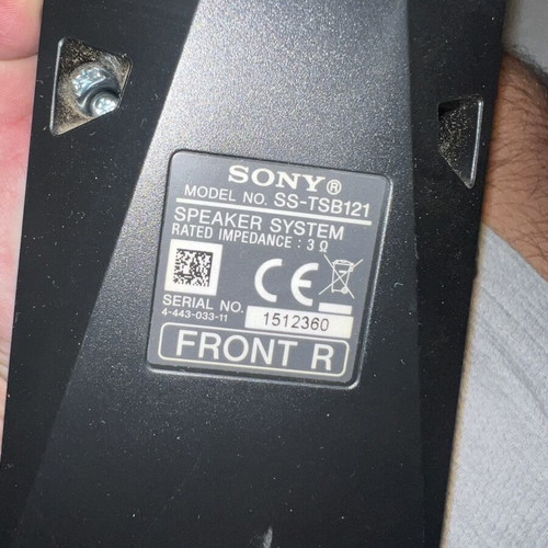 Sony SS-TSB121 speakers and SS-WSB121 woofer for home cinema