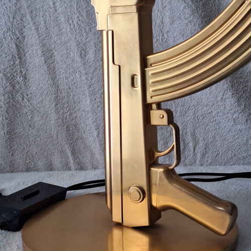Flos Lounge Gun Lamp Philippe Starck authentic gold finish