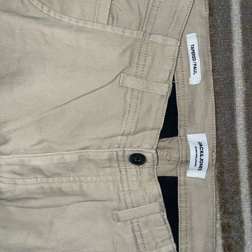 Jack & Jones Cargo Trousers White Pepper size 31 30 new beige