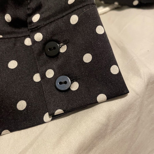 Luisa Spagnoli silk polka dot shirt like new