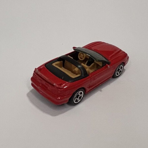 Matchbox 1995 Ford Mustang Cobra παιχνίδι κάμπριο σε κόκκινο