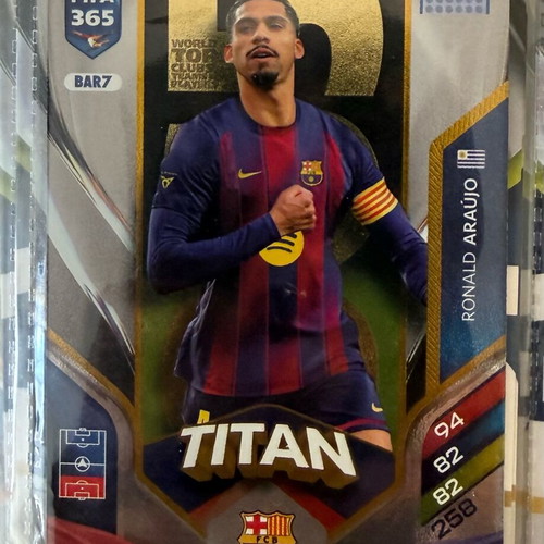 Titan Adrenalyn Fifa 365 2026 cards new, pack of 8 teams