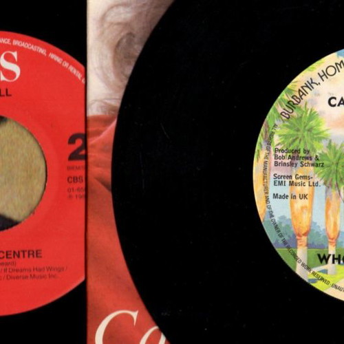 Vinyl records 6 45s 1980s like new