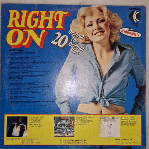Vinyl record like new with careful packaging