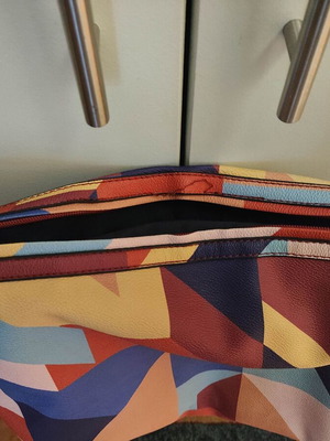 Parfois crossbody bag, colorful geometric pattern