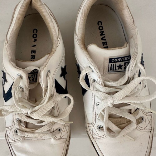 Converse All Star sneaker white used, size 40.5 men's