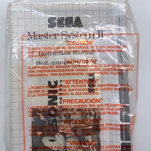 Sega Master System II console like new, Greek version with Sonic the Hedgehog