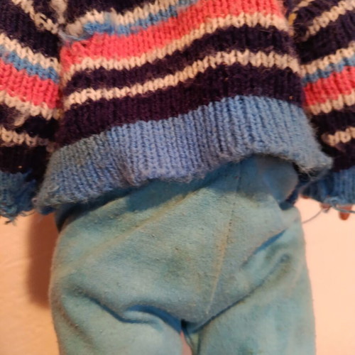 Vintage Cabar Cicciobello doll 70's, used, 45 cm plastic