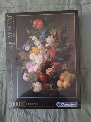 Puzzle Van Dael bowl of flowers Clementoni καινούργιο 1000 κομμάτια