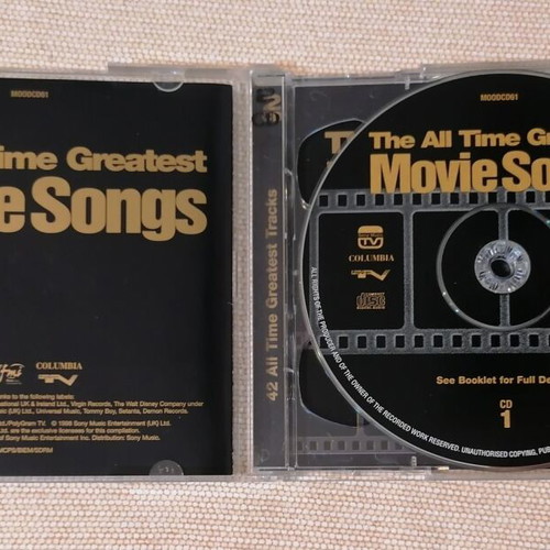 The All Time Greatest Movie Songs 2CDs like new
