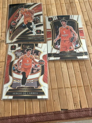 Euroleague Panini Select Sergio De Larrea Basketball Cards like new