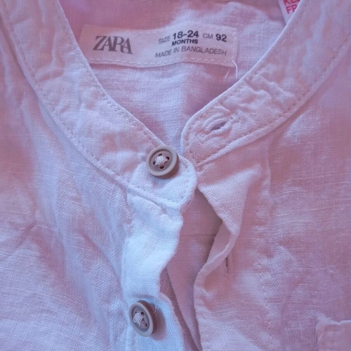 Linen shirt Zara for boy 18-24 months like new