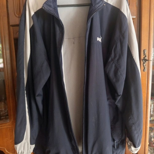 Puma men's jacket blue like new, size L