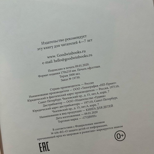Russian kids book like new
