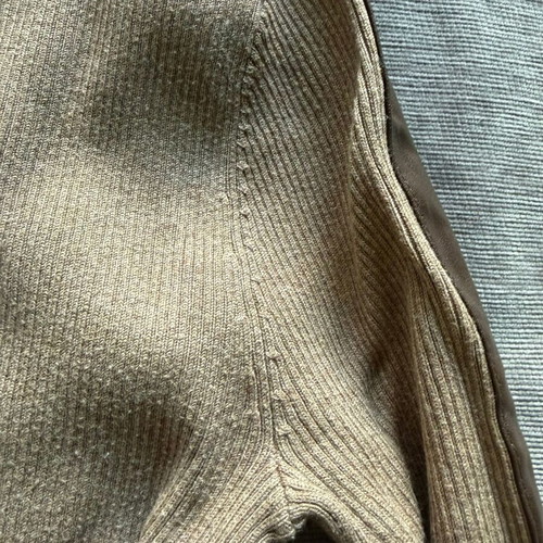 Lauren Ralph Lauren turtleneck like new with leather detail
