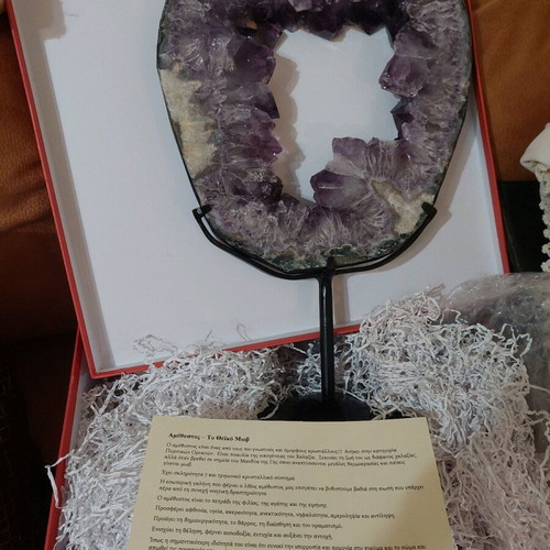 Amethyst crystal new 5 kg with stand