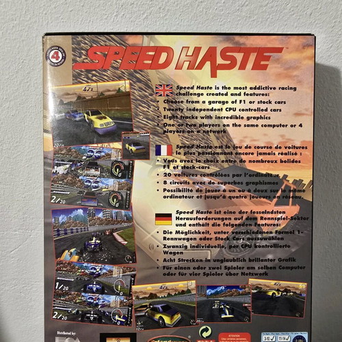 Speed Haste Big Box PC game like new, Greek manual