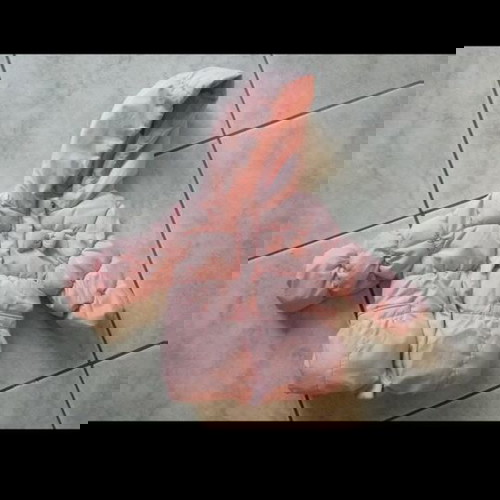 Πακέτο δύο βρεφικά μεταχειρισμένα, μπουφάν και φουτεράκι για 6-9 μηνών