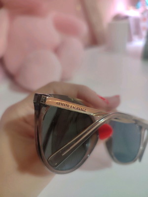 Armani Exchange women's sunglasses used, pink gold