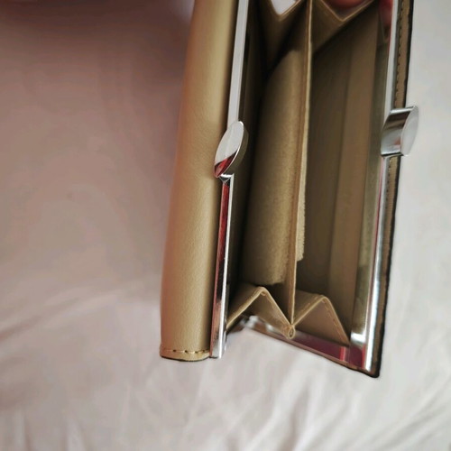 Loisir leather wallet PU new, beige