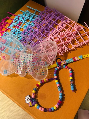 Letter accessories used for bracelets and necklaces