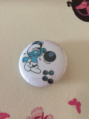 Smurf badge new with various designs