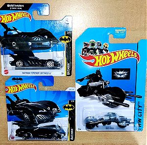 Hot wheels Batmobiles