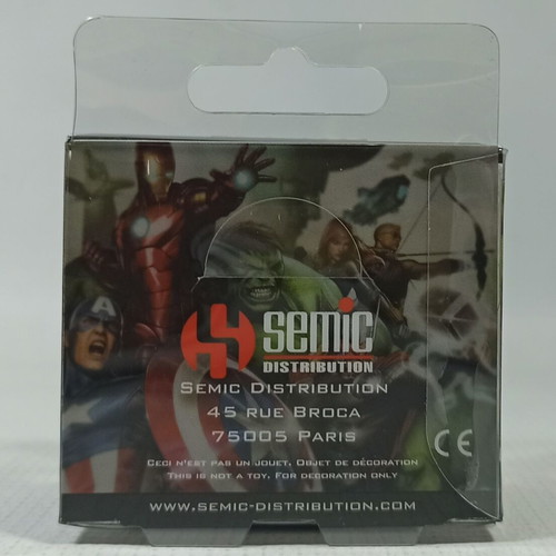 Semic Marvel Captain America Shield Metal Keychain 5cm new