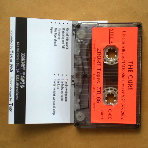 The Cure rare double cassette Live in Athens 2002 like new