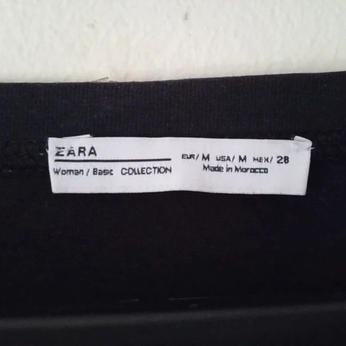 Zara summer blouse like new, black and white, medium to large