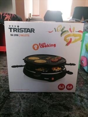 Ψησταριά Tristar RA-2996 Raclette 1200W καινούργια για γκουρμέ πιάτα