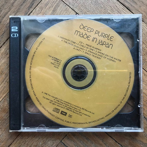 2cd: Deep Purple - Made in Japan (without back cover)